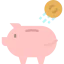 Piggy bank icon 64x64