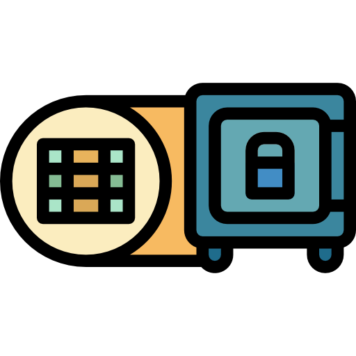 Safe box icon