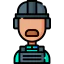 Riot police icon 64x64