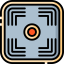 Smoke detector icon 64x64