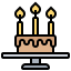Birthday cake icon 64x64