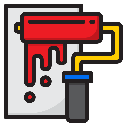 Paint roller icon