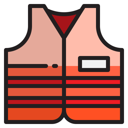 Protector vest icon
