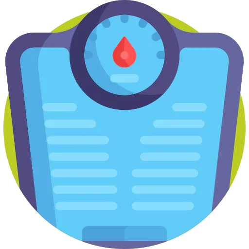 Weight scale icon