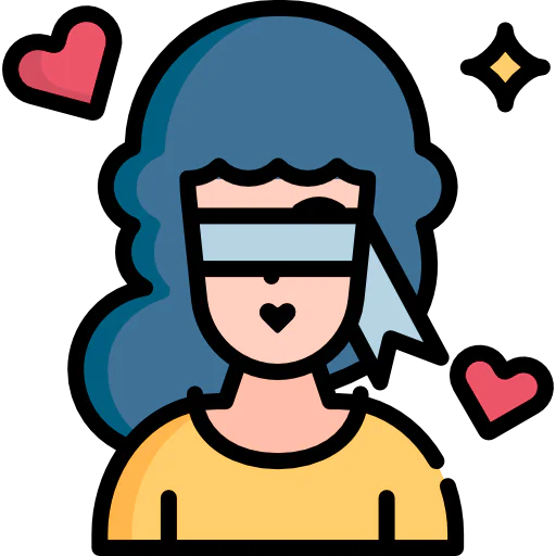 Blind date icon
