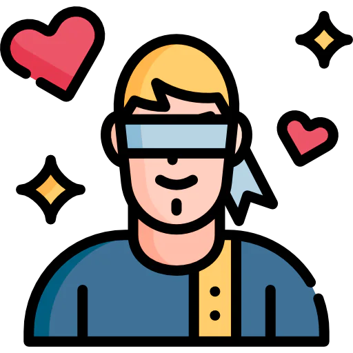 Blind date icon