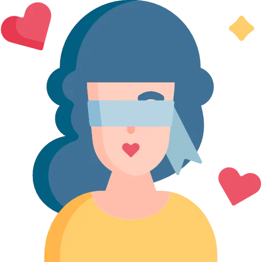 Blind date icon