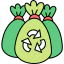 Recycled bag icon 64x64