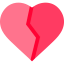 Broken heart icon 64x64