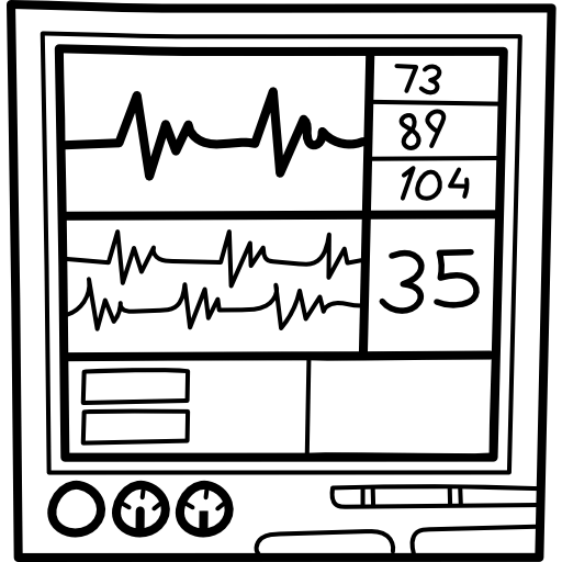 Electrocardiogram icon