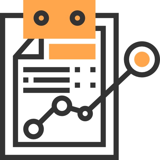 Line chart icon
