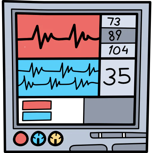 Electrocardiogram icon