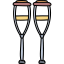 Crutches icon 64x64
