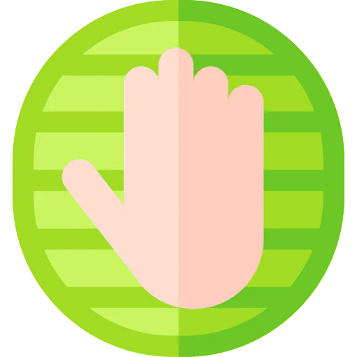 Hand reader icon