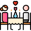 Romantic dinner Symbol 64x64