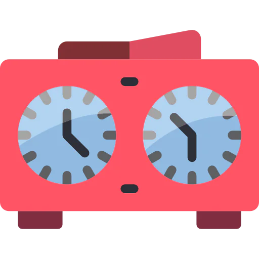 Chess clock icon