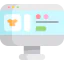 Online shopping icon 64x64