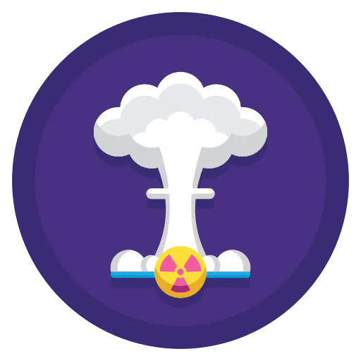 Nuclear explosion icon
