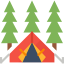 Camping tent іконка 64x64