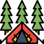 Camping tent іконка 64x64
