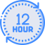 12 hours アイコン 64x64