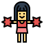 Cheerleader icon 64x64