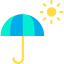 Sun umbrella ícono 64x64