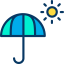 Sun umbrella ícono 64x64