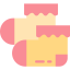 Baby socks icon 64x64
