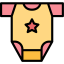 Baby clothes icon 64x64