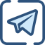 Telegram іконка 64x64