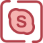 Skype Symbol 64x64
