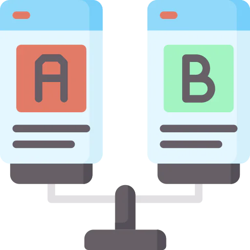 Ab testing Ikona
