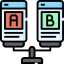 Ab testing アイコン 64x64