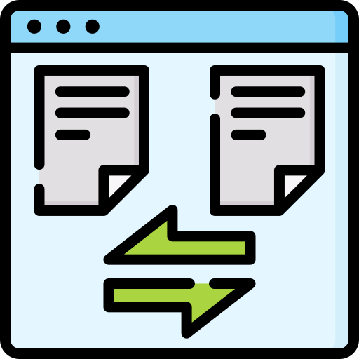 Data transfer icon