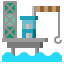 Oil platform icon 64x64