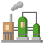 Oil refinery ícono 64x64