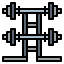 Barbell Symbol 64x64