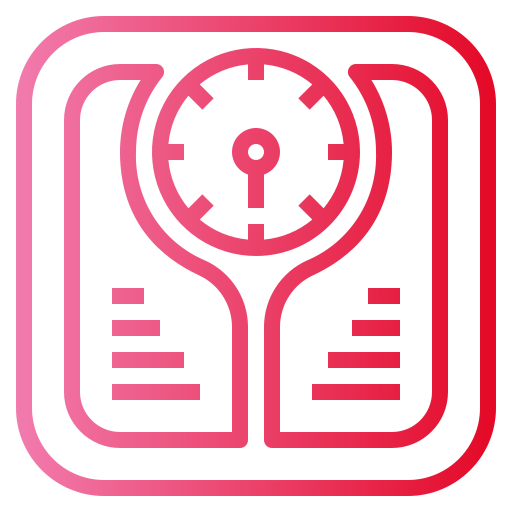 Weight scale icon