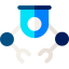 Industrial robot icon 64x64