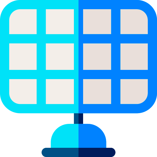 Solar panel icon