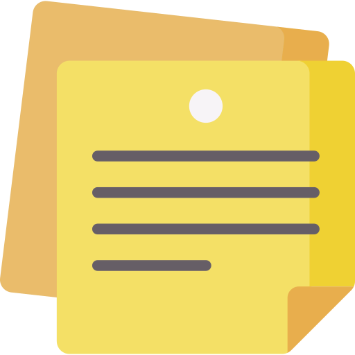 Sticky notes icon