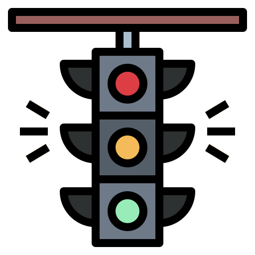 Traffic light icon