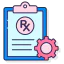 Medical prescription icon 64x64