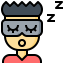 Sleeping mask icon 64x64