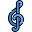 Treble clef icon 64x64