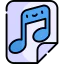 Music file icon 64x64