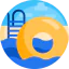 Swimming pool icon 64x64