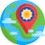 Globe icon 64x64
