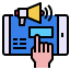 Digital marketing icon 64x64